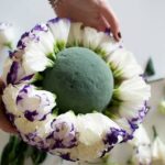 Quả cầu xốp cắm hoa